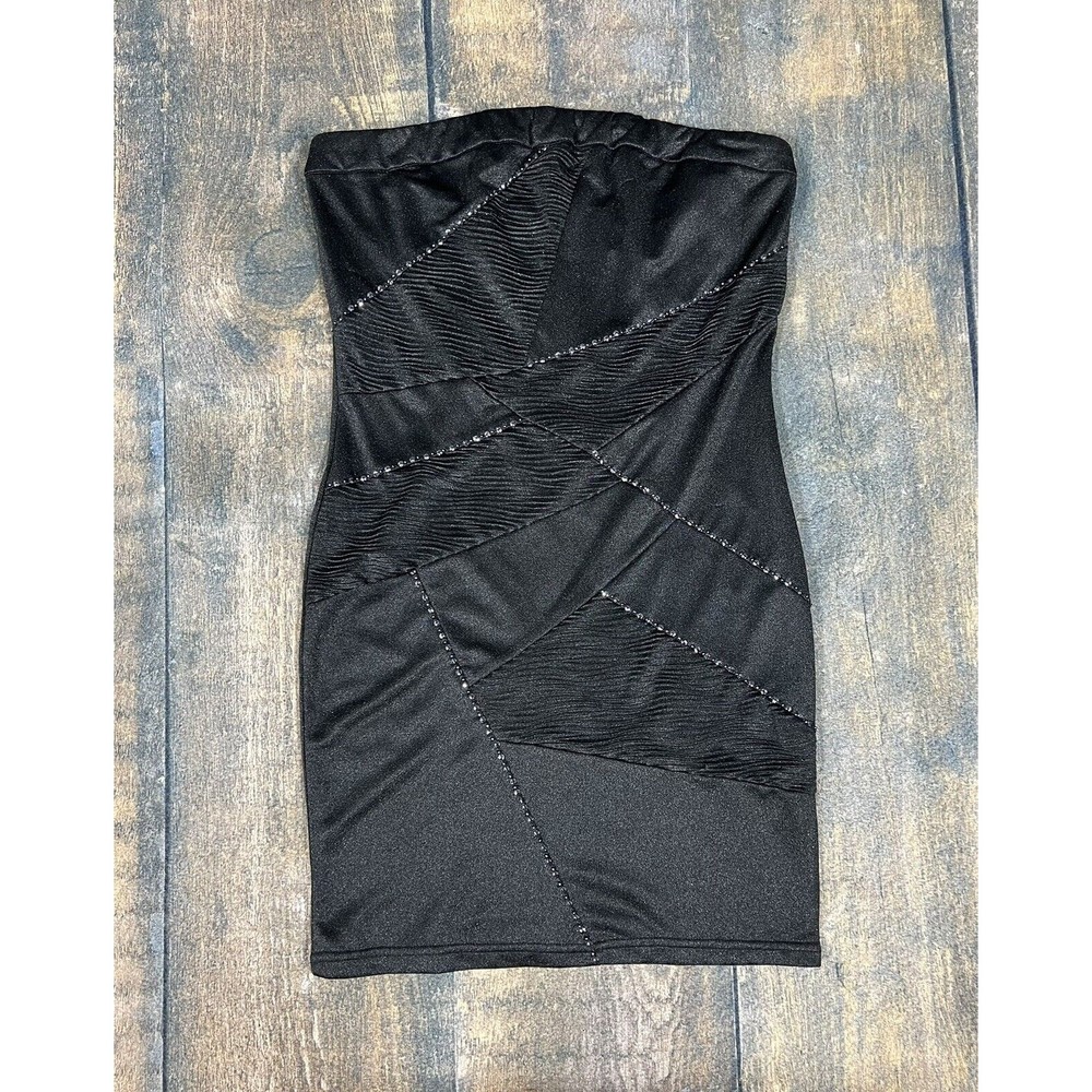 Nikibiki Women’s Size Medium Black Bodycon Mini Dress, Sequin!